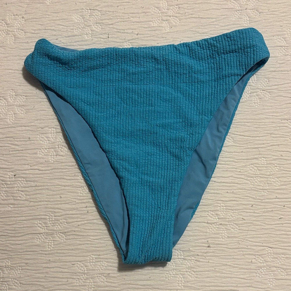 Dippin' Daisy's Teal High Waist Bikini Bottom